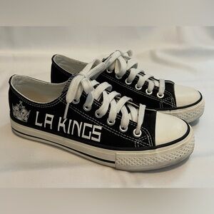 LA Kings Black and White Sneakers